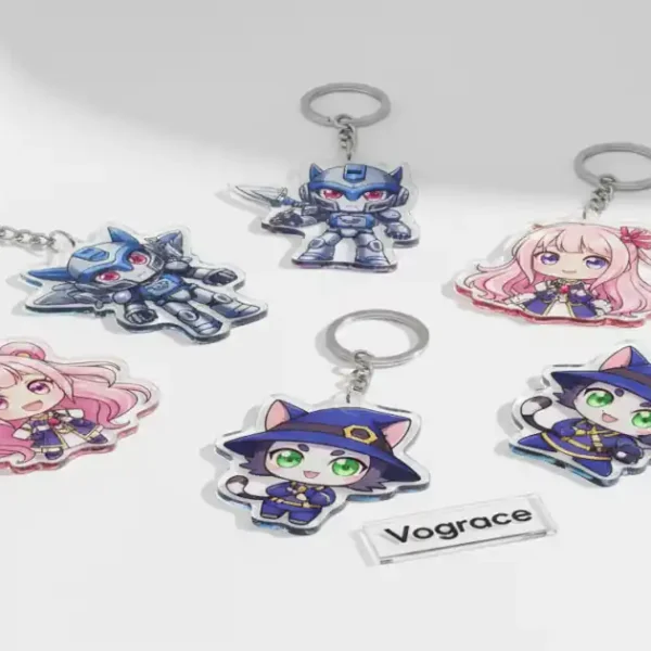 Vograce Custom Clear Acrylic Keychains: Full Overview