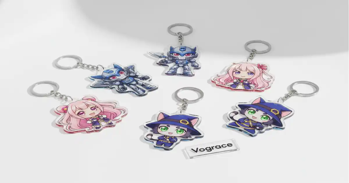 Vograce Custom Clear Acrylic Keychains: Full Overview